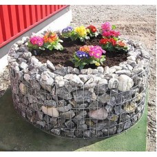 Габион ландшафтный клумба болтовой оцинкованный (Ц) 0,5х0,5х1х4х50х50 мм ТУ 25.93.13-004-52757089
